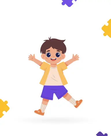 طفل يستمتع بالتعلم